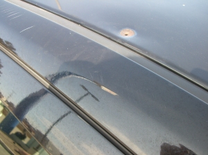 Dodge Charger Bullet Hole